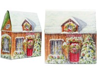 Mydlový jablčno-škoricový domček - tuhé mydlo 80 g s vôňou jablka a škorice